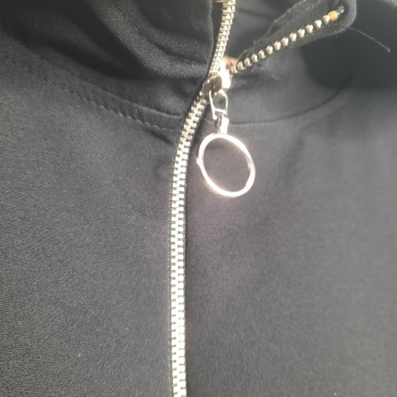 ZARA Colour Block Pink Hoodie Women's Size L - Picture 7 of 12